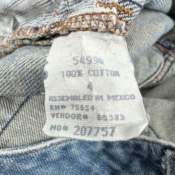 Abercrombie & Fitch Vintage Women's Flare Light Wash Low Rise Jeans Size 4R - Picture 8 of 16